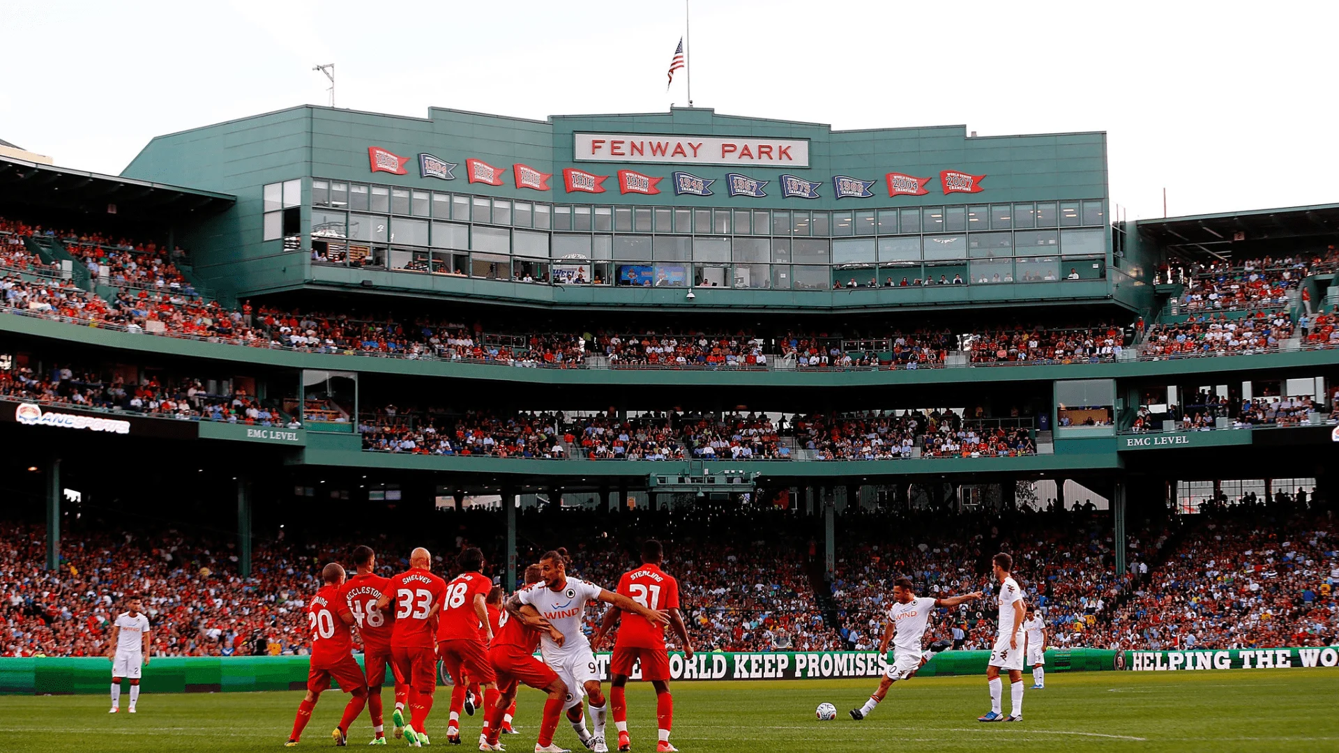 A scenic view of the Charles River separating Boston and Cambridge