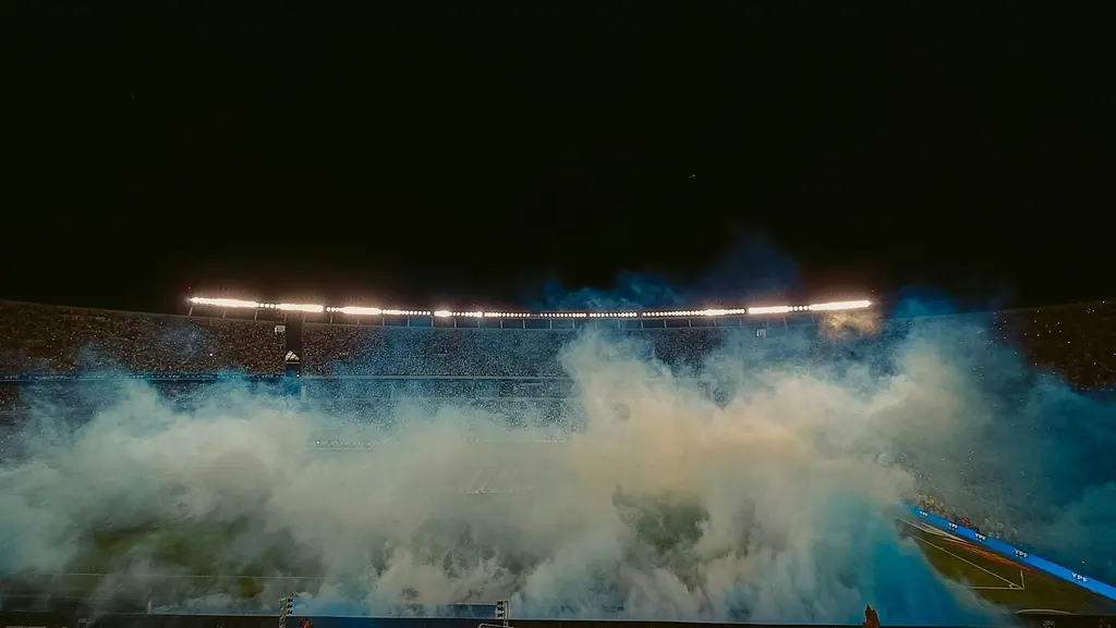 Gillette Stadium lit up on match night with floodlights and atmosphere, hosting a FIFA World Cup 2026 group-stage match in Boston
